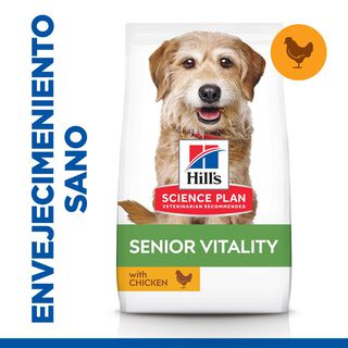 Hill's Small & Mini Adult +7 Science Plan Youthful Vitality Frango ração para cães